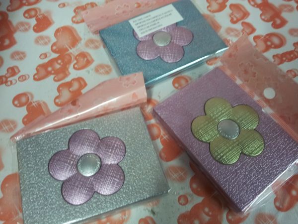 Espelho de bolso flor