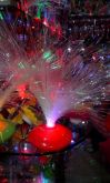 Enfeite para festa de led / fibra ótica